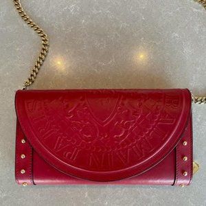 Balmain Red Clutch Bag